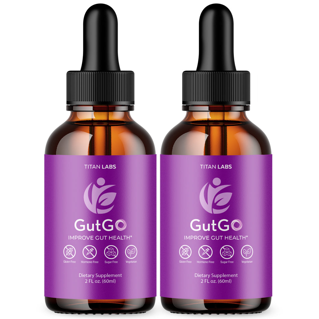Gut Go Health Supplement - Support for Optimal Digestive Health (2 Pack)