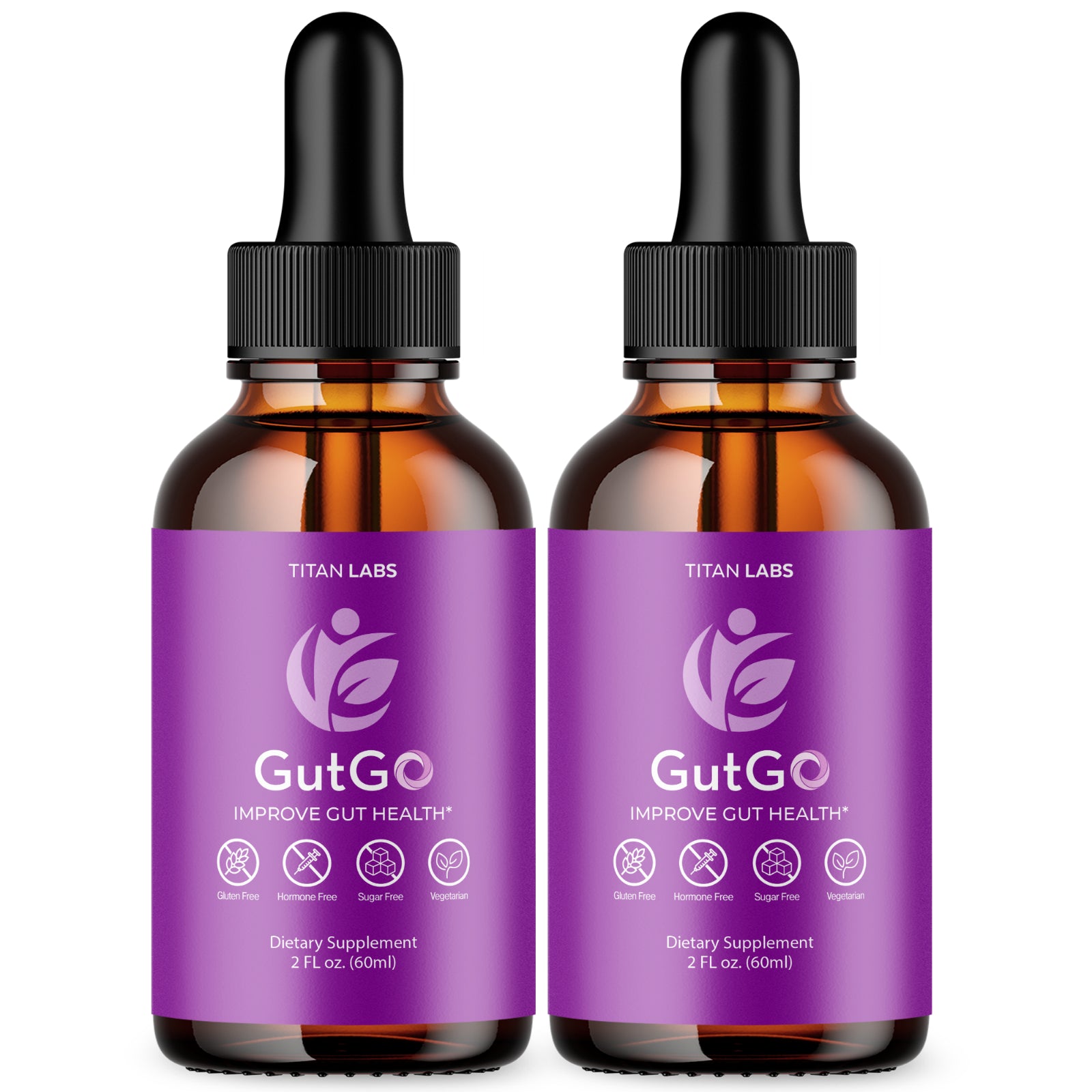 Gut Go Health Supplement - Support for Optimal Digestive Health (2 Pack)