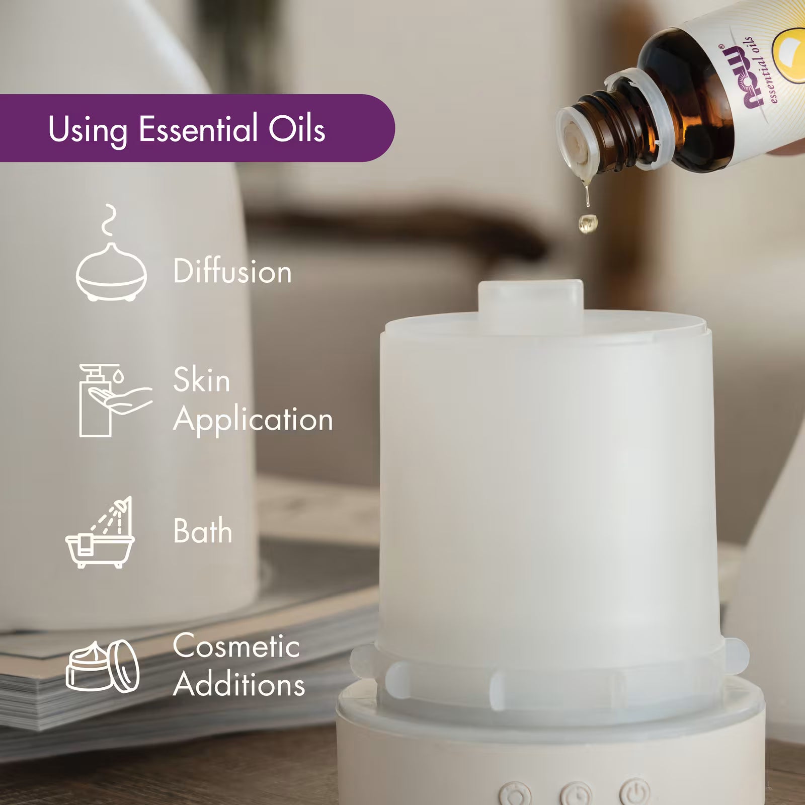 NOW Essential Oils, Vetiver Oil, Woodsy Aromatherapy Scent, Steam Distilled, 100% Pure, Child Resistant Cap, 10-Ml