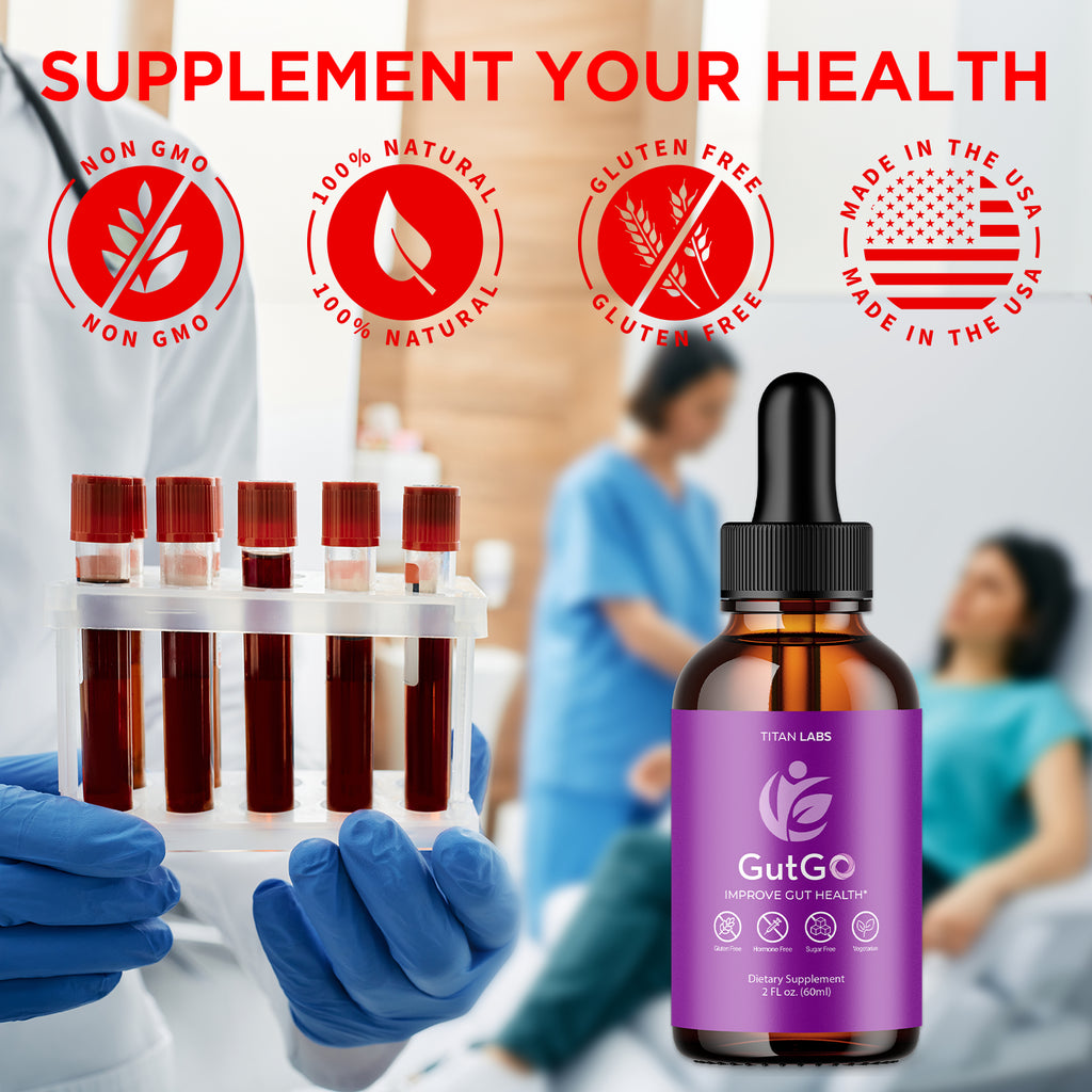 Gut Go Health Supplement - Support for Optimal Digestive Health (2 Pack)