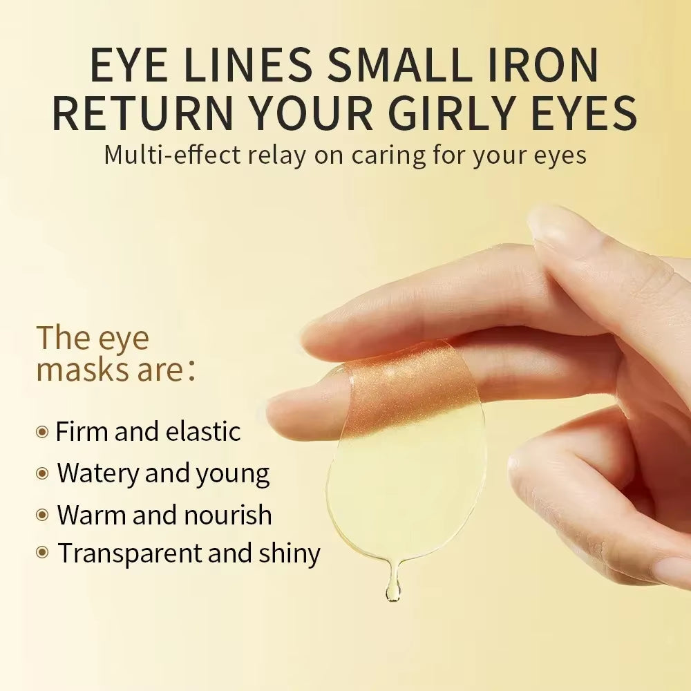 60PCS/120 PCS Eye Mask Avocado Gold Moisturize Firming Improve Eye Bags Eye Patches anti Wrinkle Eye Patches for Dark Circles