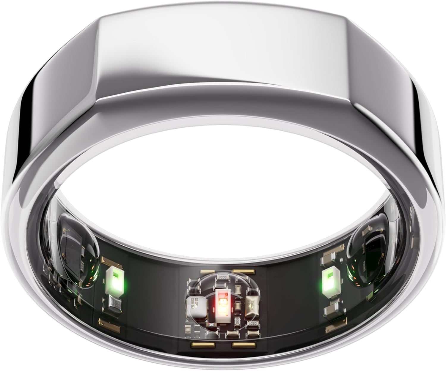 Oura Ring Gen3 Heritage - Silver - Size 7 - Smart Ring - Size First with Oura Ring Gen3 Sizing Kit - Sleep Tracking Wearable - Heart Rate - Fitness Tracker - 5-7 Days Battery Life