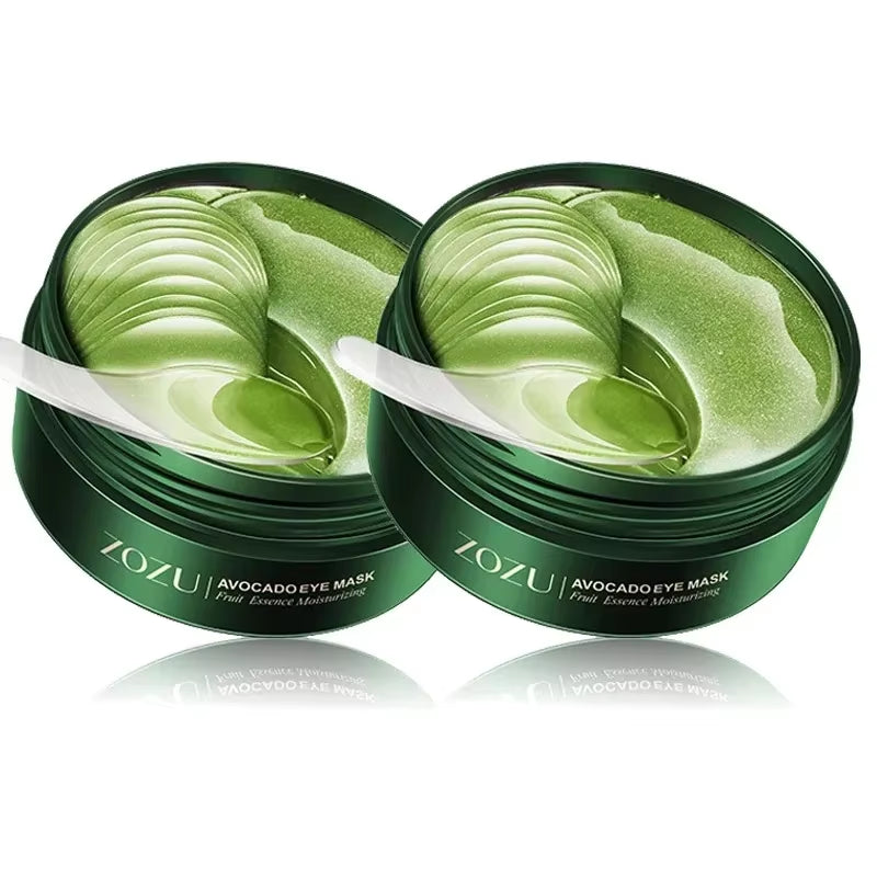 60PCS/120 PCS Eye Mask Avocado Gold Moisturize Firming Improve Eye Bags Eye Patches anti Wrinkle Eye Patches for Dark Circles