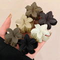 6 Pcs Small Flower Hair Claw Clips for Women, Cute Hair Claw Clips for Womens Hair Hawaiian Flower Non Slip Hair Barrettes Neutral Hair Accessories