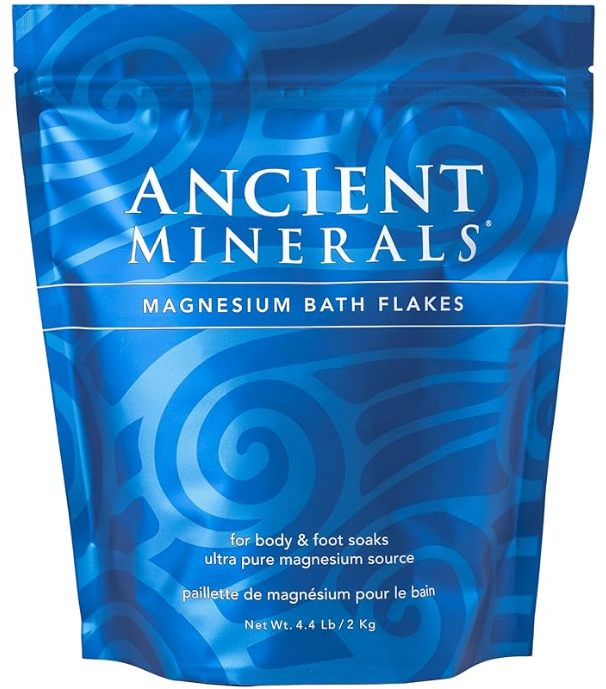 Magnesium Bath Flakes - Bathing Alternative to Epsom Salt - Soak in Natural Salts - High-Absorption Efficiency for Relaxation, Wellness & Muscle Relief (4 .4 Lb)