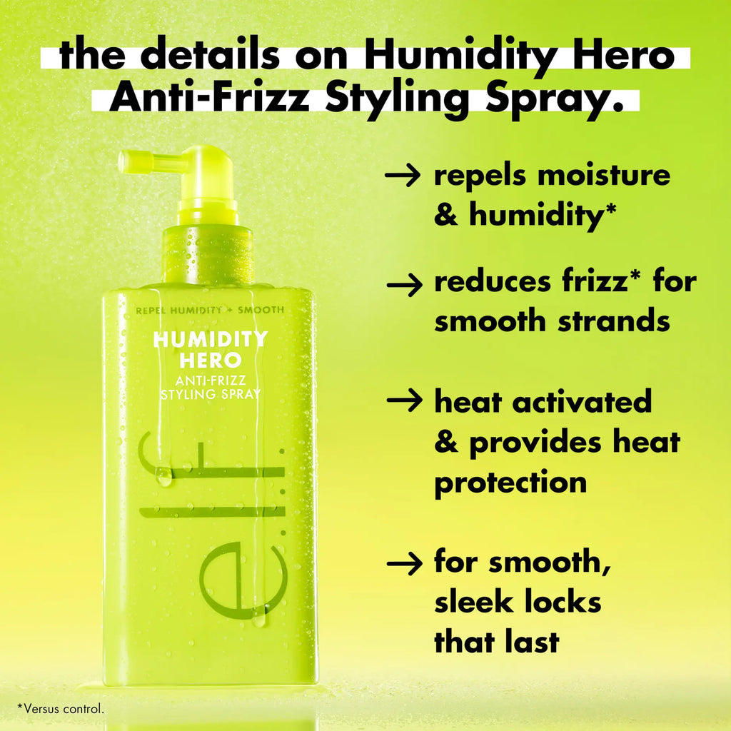 Frizz to Rizz Haircare Trio: Hydrate + Smooth + Repel Frizz for Every Hair Type (Shampoo + Conditioner + Anti-Frizz Styling Spray)