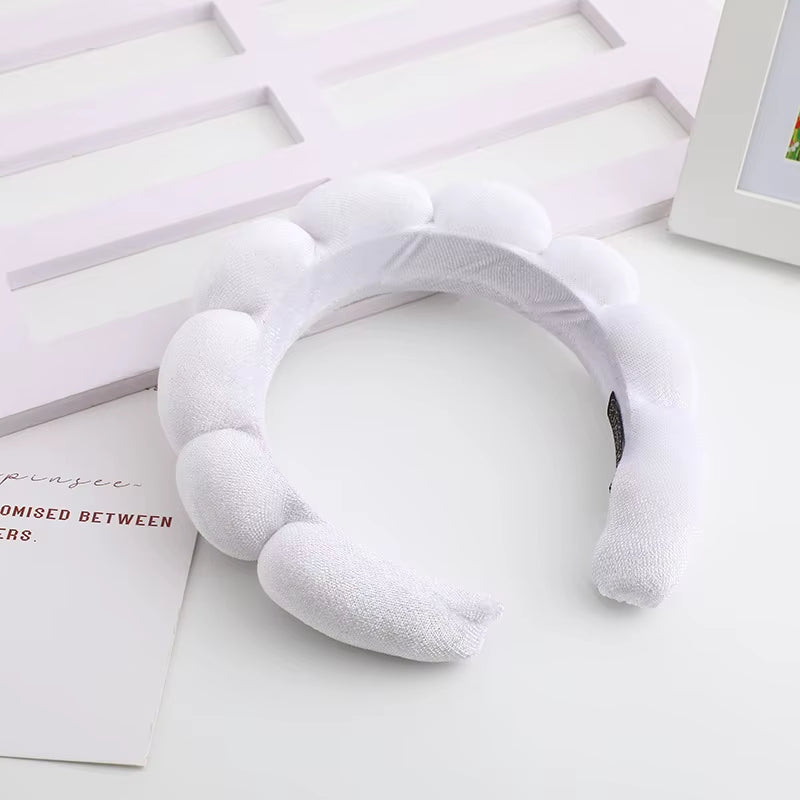 Velvet Hair Band High Skull Top Sponge Fried Dough Twists High Sense Hair Band Hair Accessories Solid Color Hair Band