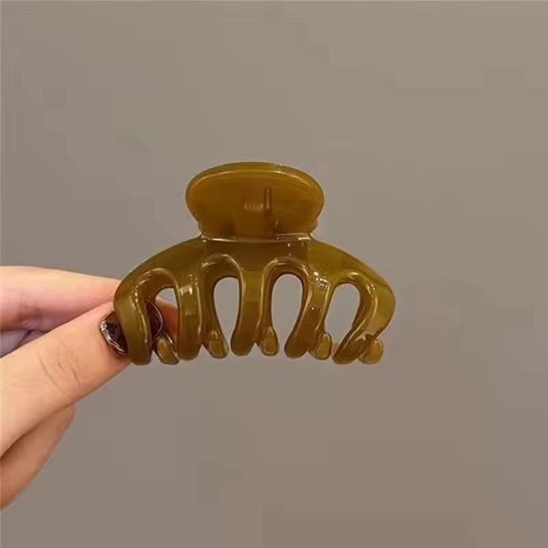 1/4Pcs Elegant Trendy Small Pumpkin Hair Claw Women Girls Sweet Hair Clips for Winter Hairpin Trendy Hair Clips Hair Accessories