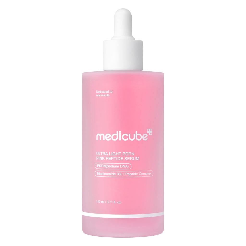 [NEW] [Medicube] Ultra Light PDRN Pink Peptide Serum | Lightweight Hydrating Serum with Salmon PDRN & Hyaluronic Acid | Fast-Absorbing Glow Care for Skin Clarity | K-Beauty, Korean Skincare (30Ml / 1.01 Fl. Oz.) (110Ml / 3.72 Oz)