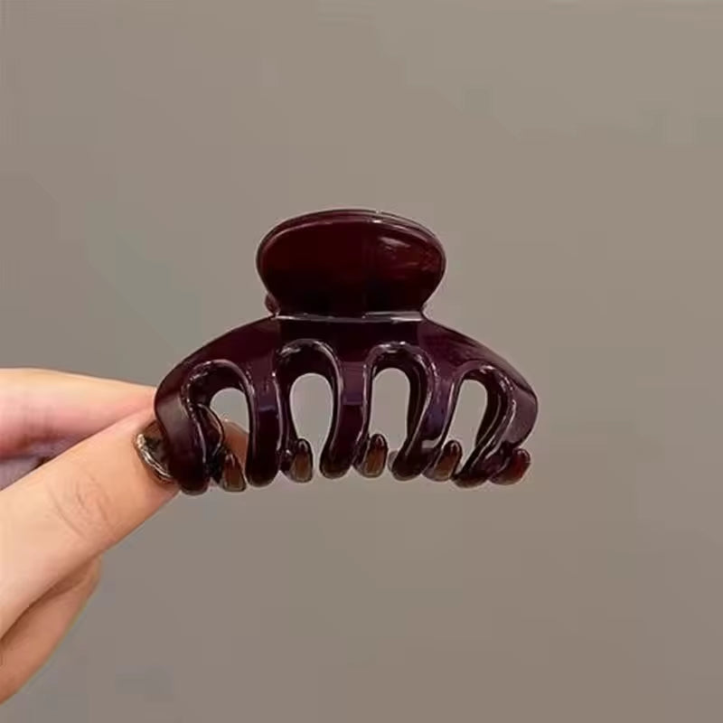1/4Pcs Elegant Trendy Small Pumpkin Hair Claw Women Girls Sweet Hair Clips for Winter Hairpin Trendy Hair Clips Hair Accessories