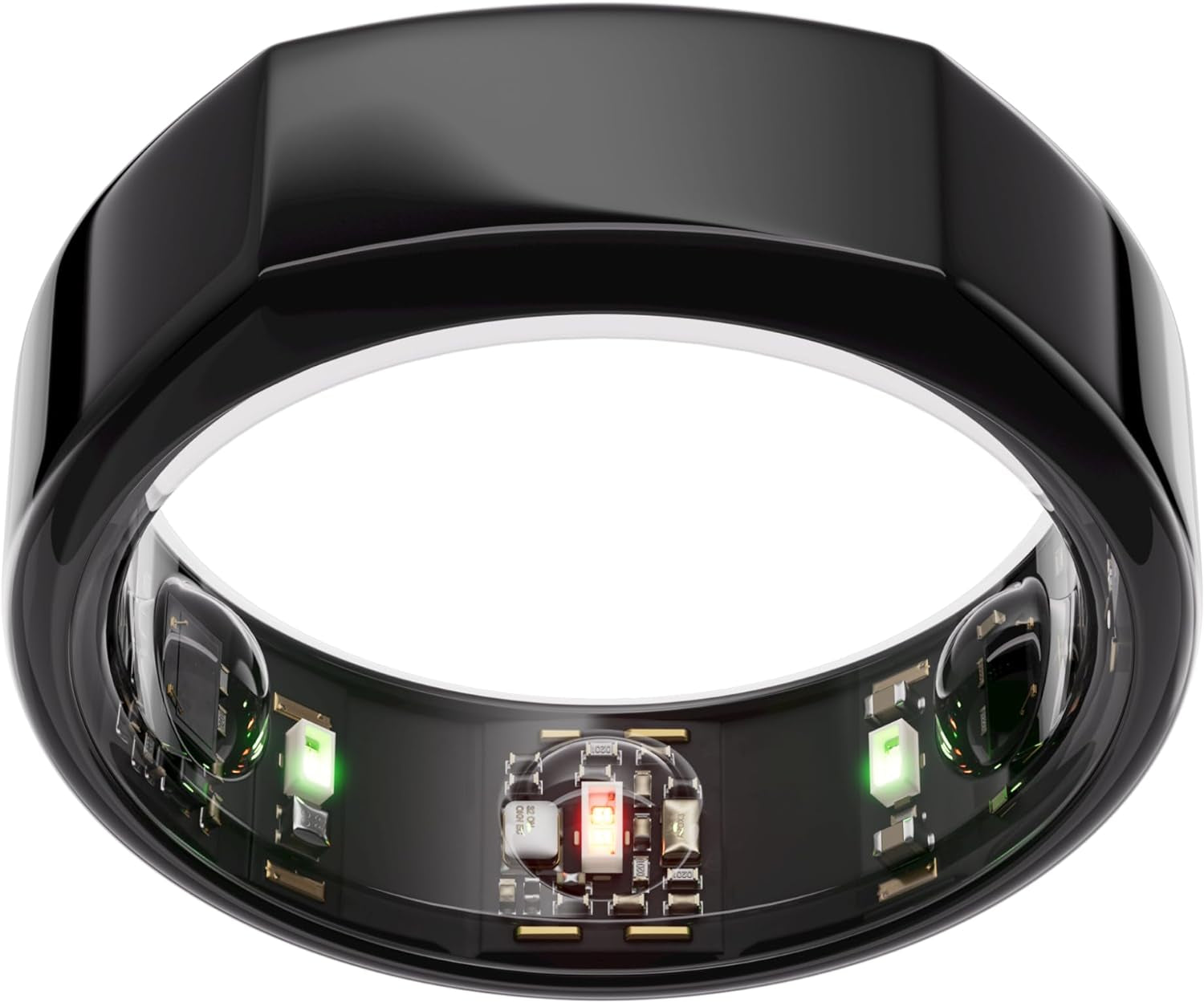 Oura Ring Gen3 Heritage - Black - Size 8 - Smart Ring - Size First with Oura Ring Gen3 Sizing Kit - Sleep Tracking Wearable - Heart Rate - Fitness Tracker - 5-7 Days Battery Life