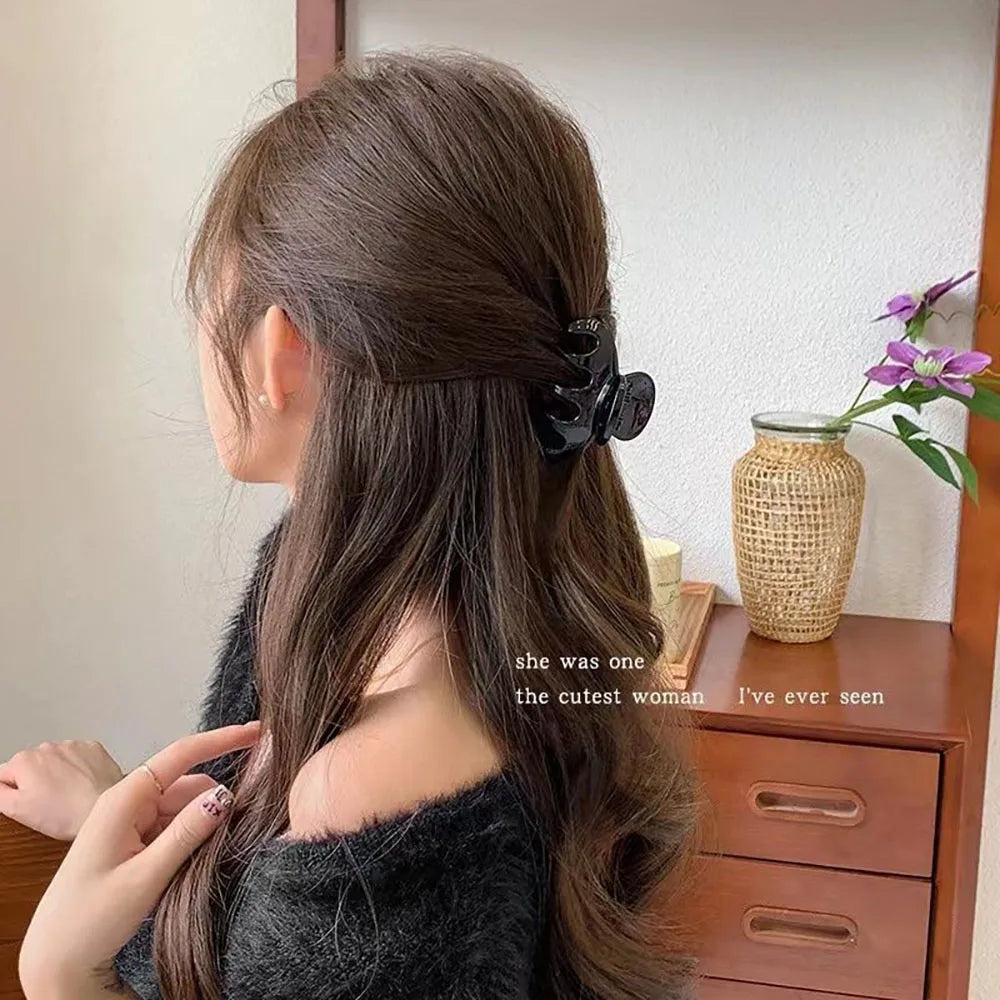 1/4Pcs Elegant Trendy Small Pumpkin Hair Claw Women Girls Sweet Hair Clips for Winter Hairpin Trendy Hair Clips Hair Accessories