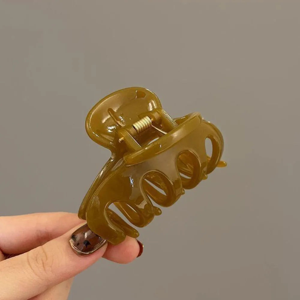 1/4Pcs Elegant Trendy Small Pumpkin Hair Claw Women Girls Sweet Hair Clips for Winter Hairpin Trendy Hair Clips Hair Accessories