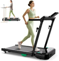 Foldimix 5 Treadmills for Home, Walking Pad with Adjustable Handle Bar, Multi-Functional Workstation Treadmill, Dual Brushless Motorized, 14-Point Shock Absorption, Compact Design